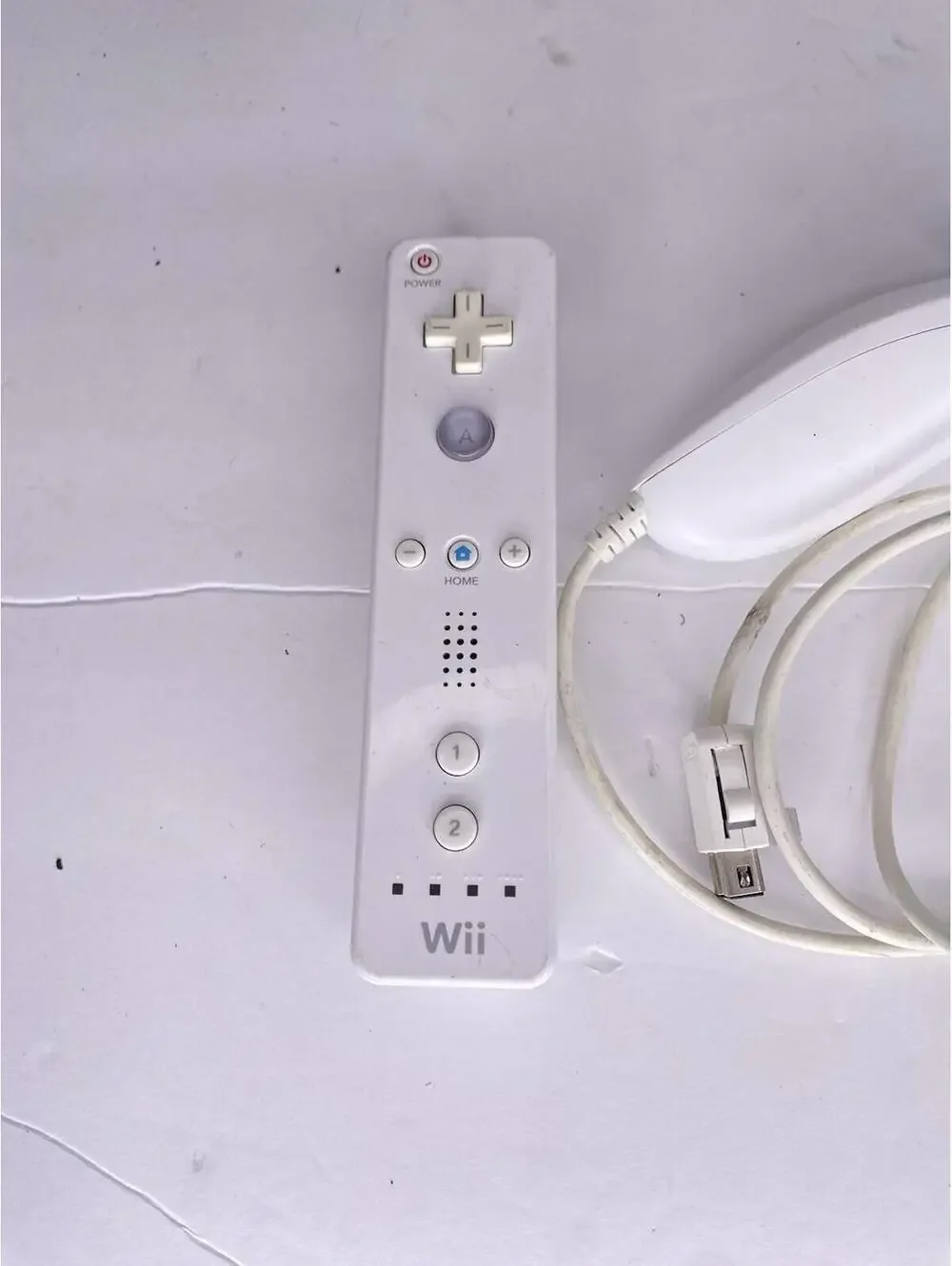 Official OEM Nintendo Wii Remote White Controller & Nunchuck
